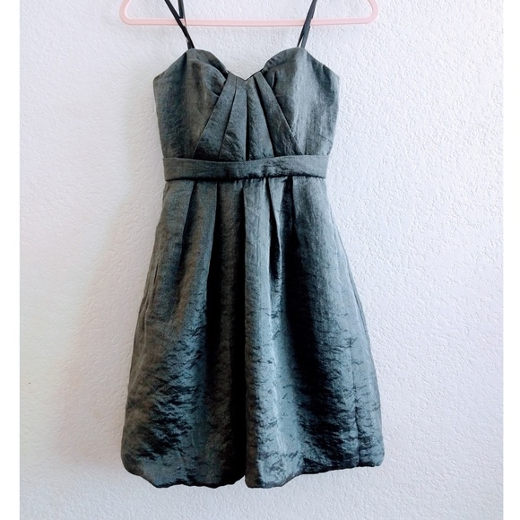 Cache Dresses & Skirts - Cachè Gray Metallic Dress Size 2